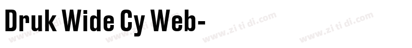 Druk Wide Cy Web字体转换 Druk Wide Cy Web字体转换